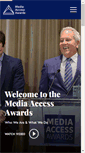 Mobile Screenshot of mediaaccessawards.com